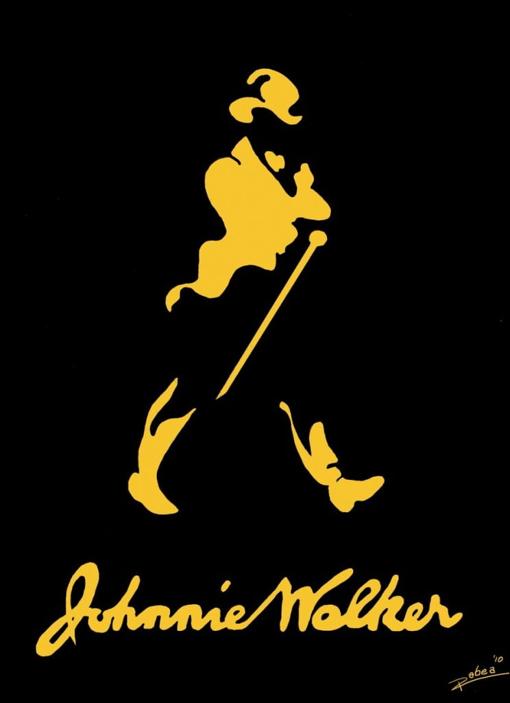 black johnnie walker logo