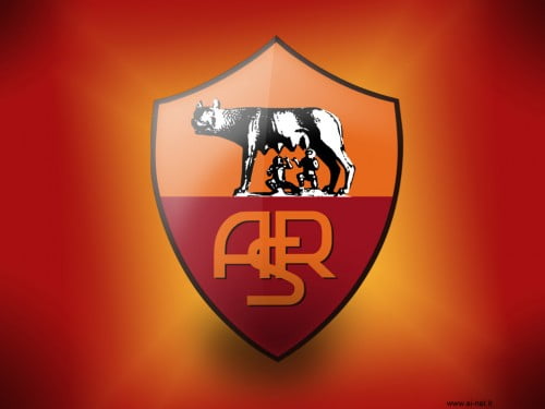 AS Roma Logo Wallpaper