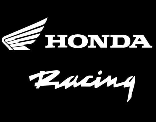 black honda racing logo