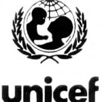 black unicef logo