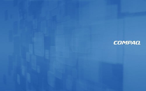 compaq logo wallpaper