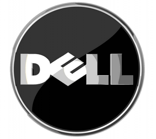 dell logo black