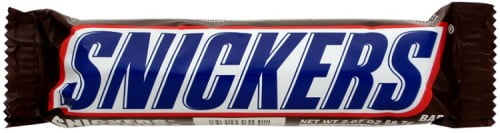 snickers logo wrapped