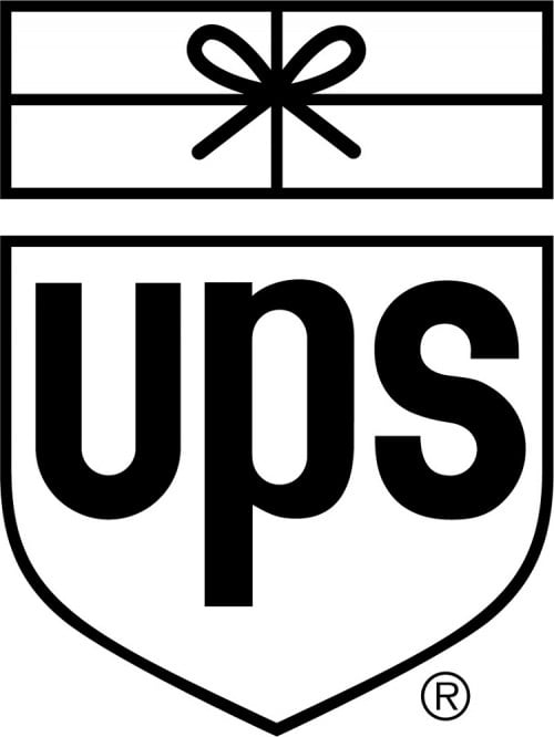 ups black and white logo