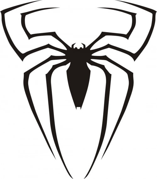 black spiderman logo