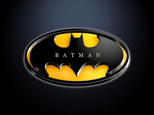 batman logo black