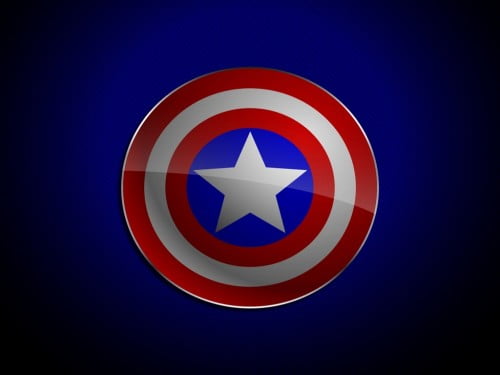 captain america logo wallpaper