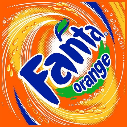 fanta logo orange