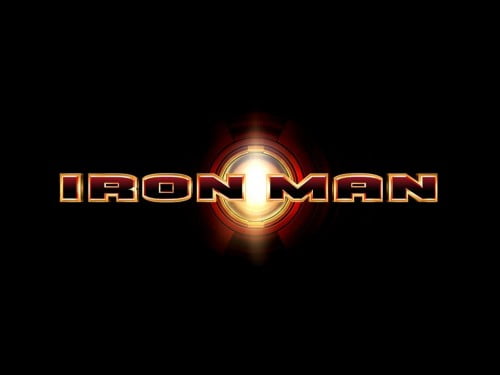 iron man logo wallpaper