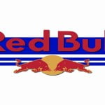retro red bull logo