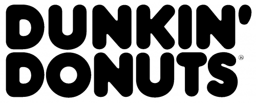 dunkin donuts logo black