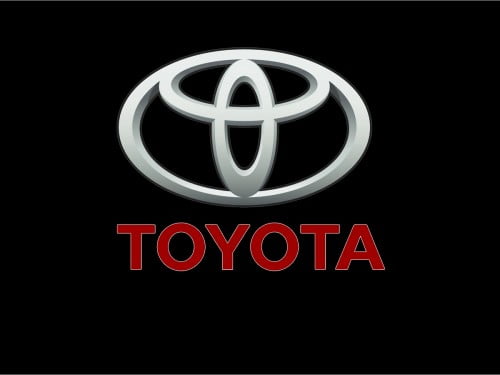 toyota logo black