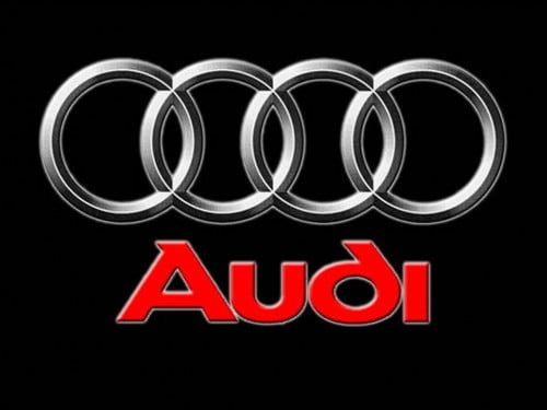 audi logo black