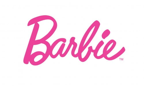 barbie logo pink