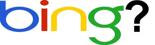 bing logo colour