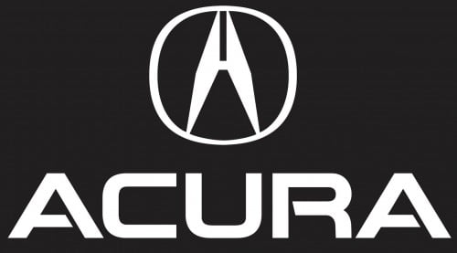 black acura logo