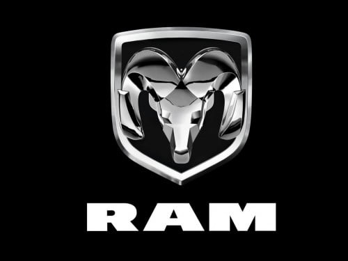 dodge ram logo black