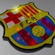 fc barcelona logo 3d