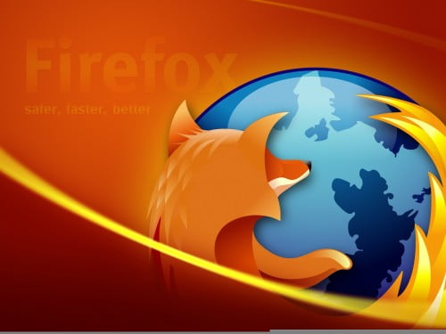 firefox logo wallpaper