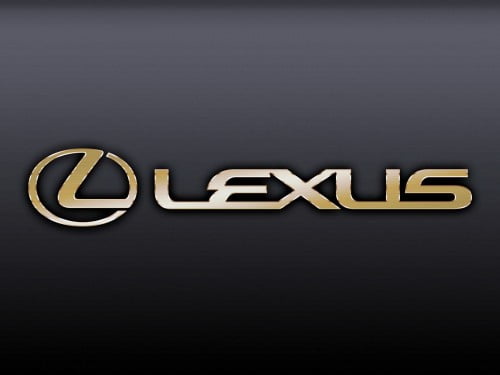 gold lexus logo