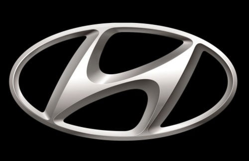 hyundai logo black