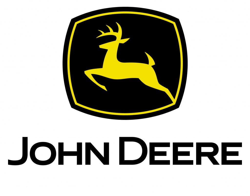 john deere logo black