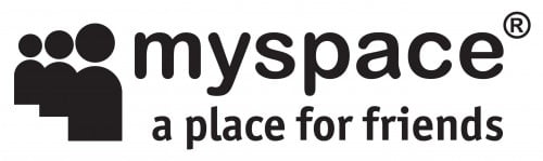 myspace logo black