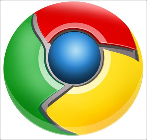 old google chrome logo