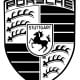 porsche logo black