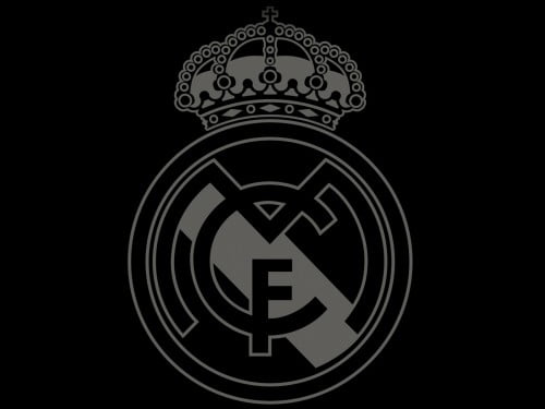 real madrid logo black