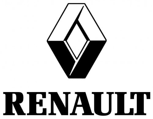 renault logo black