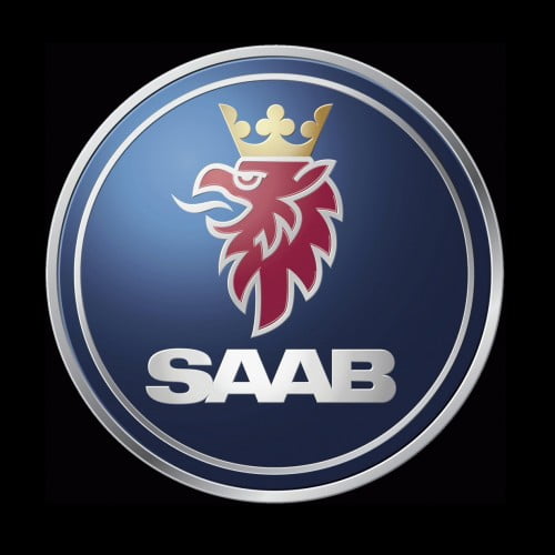 saab logo black