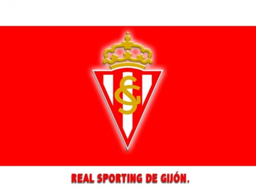 sporting gijon logo wallpaper