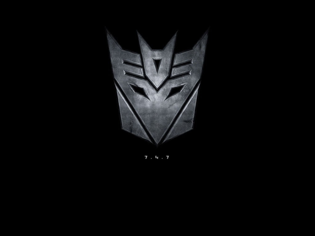 transformers logo black