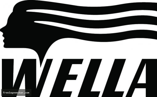 wella logo black