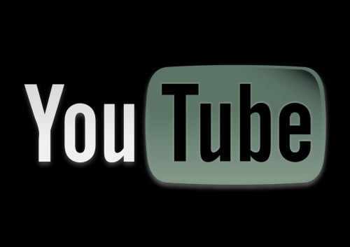 youtube logo black