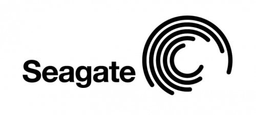 Black Seagate Logo