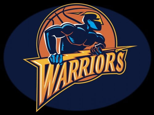 golden state warriors logo black