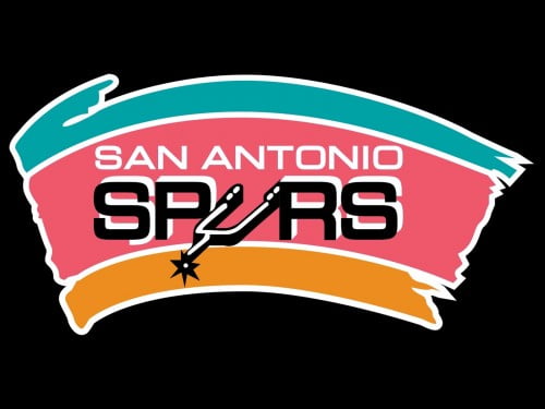 san antonio spurs logo black