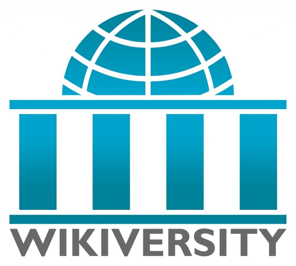 wikiversity logo blue