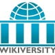 wikiversity logo blue