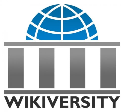 wikiversity logo wallpaper