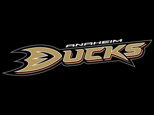 anaheim ducks logo black