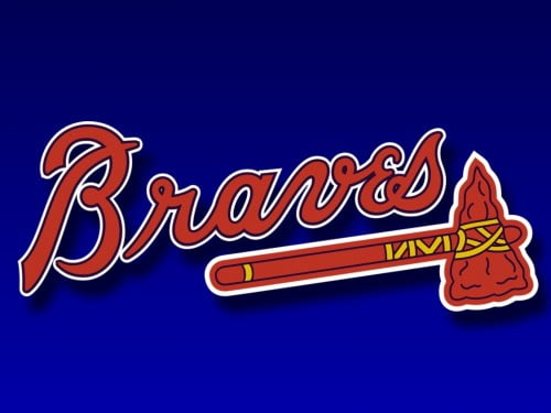 atlanta braves logo wallpaper