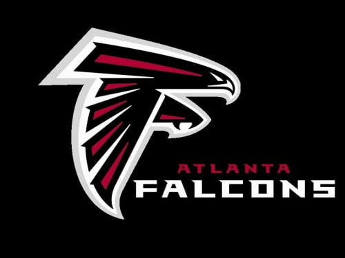 atlanta falcons logo black