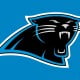 carolina panthers logo wallpaper