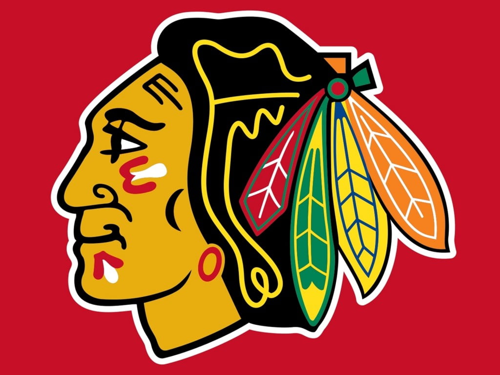 chicago blackhawks logo wallpaper
