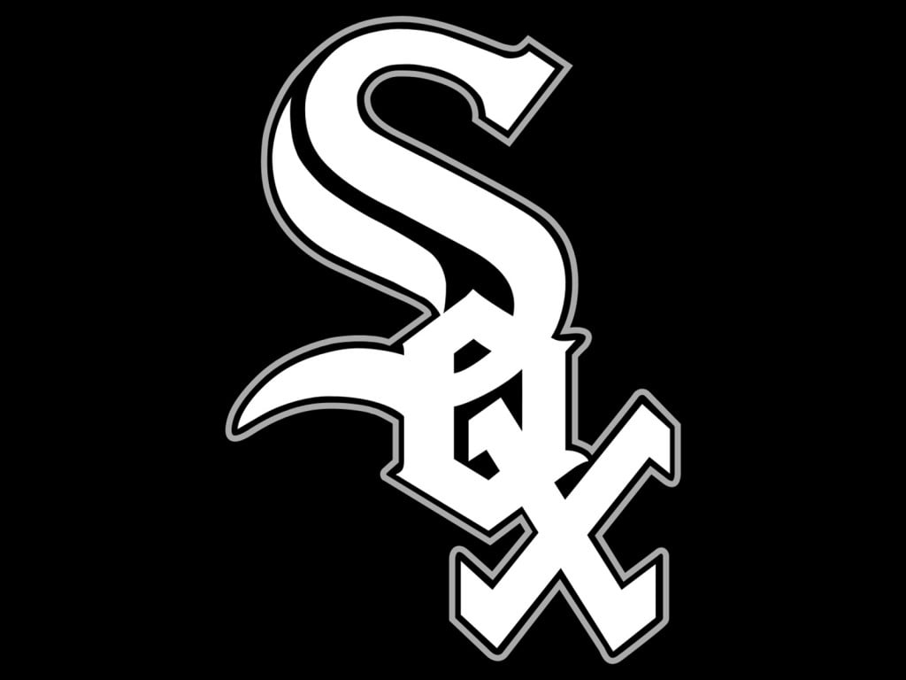 chicago white sox logo black
