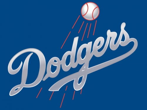 los angeles dodgers logo wallpaper