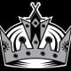 los angeles kings logo black